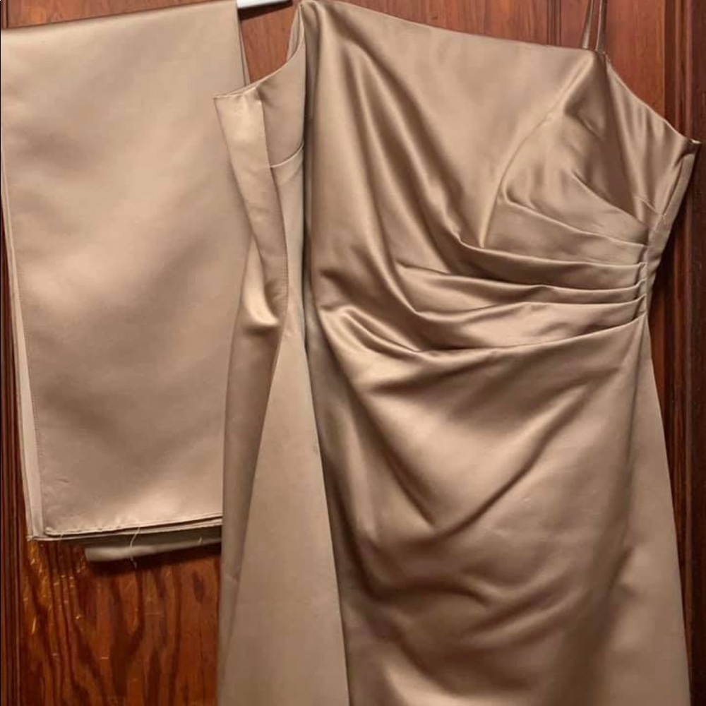 Two Piece Gown and Matching Shawl